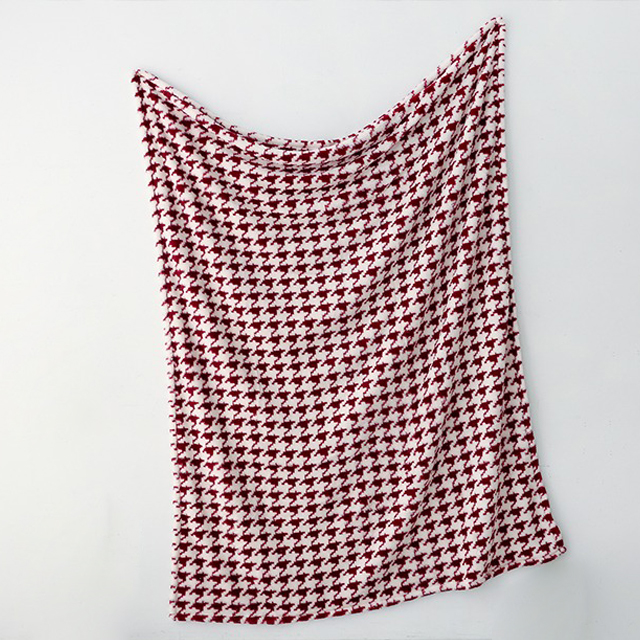 JIOMY 담요 130x180 레드패턴 6606.5654, 180x130cm