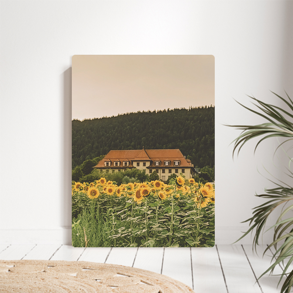 오홀리브 접이식 액자테이블 해바라기 9가지 소(60x40) 썬플라워 27cm다리