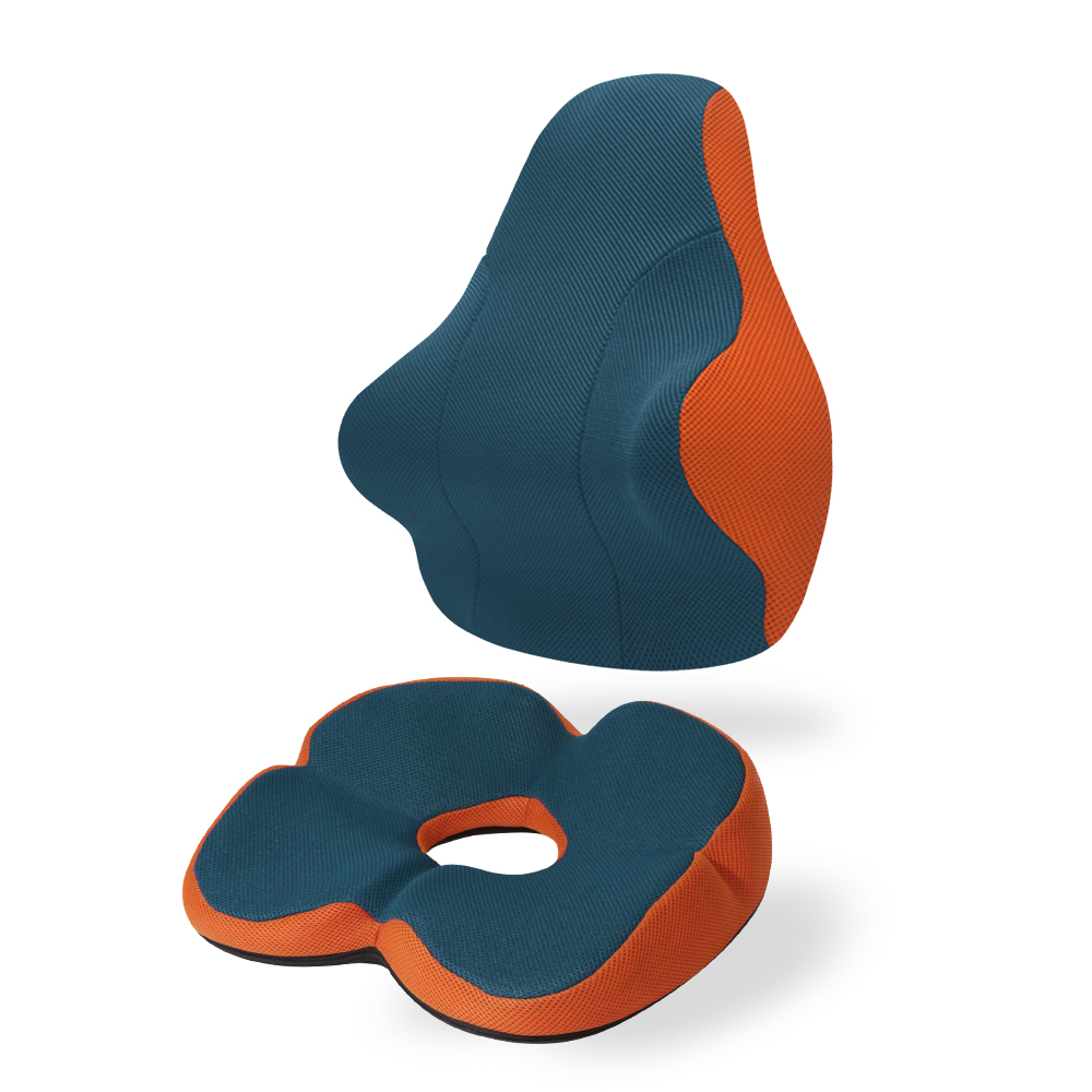 베네폼 허리소프트 힙업 기능성 사무실 의자 자세교정 방석 쿠션세트