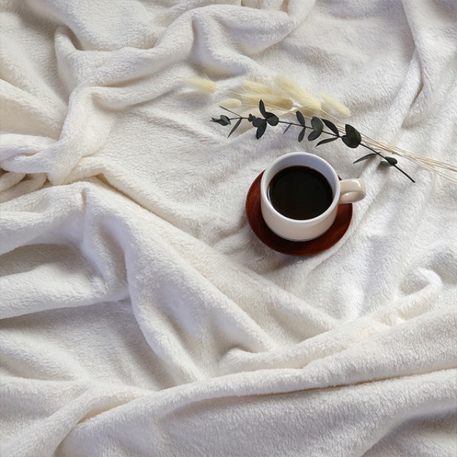 BEDDING 털담요 아이보리 7365.2322, 1500mmx2000mm - 상세 이미지 4