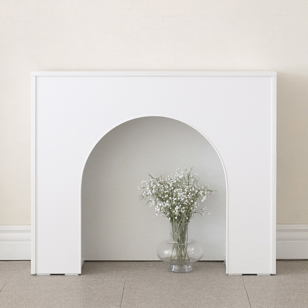 어반 LED 벽난로 콘솔 장식장 600