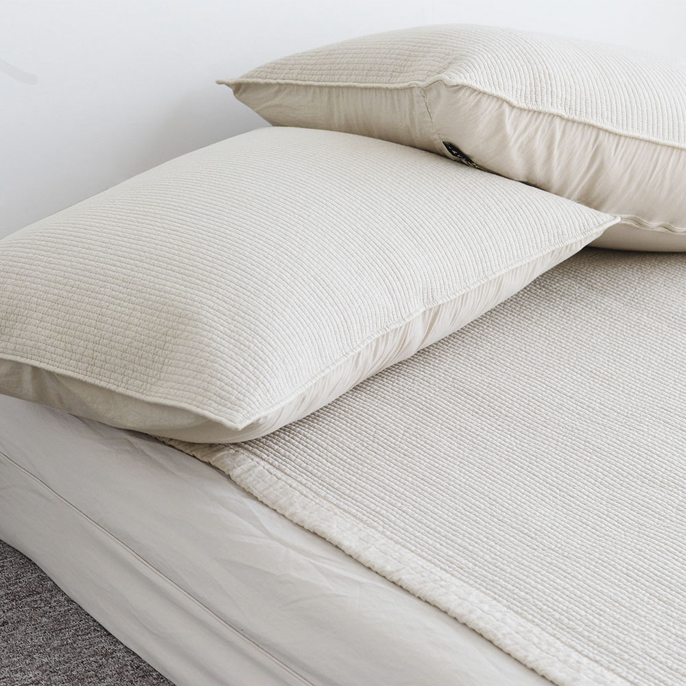 피넛버터젤리 노바 오가닉 목화솜 누빔 스프레드 이불패드 슈퍼싱글 SS 120x210