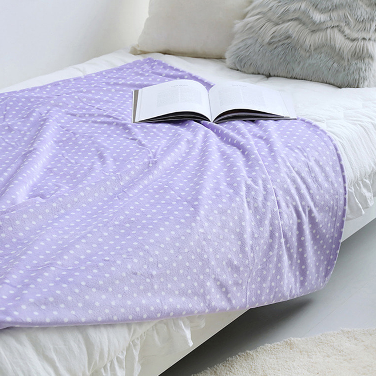 DOT EF VEL 담요 230x250 라벤더 6371.4622, 250x230cm - 상세 이미지 5