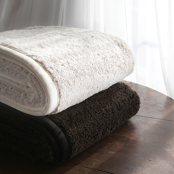 BEDDING 털담요 화이트 2909.8118, 1500mmx2000mm - 상세 이미지 5