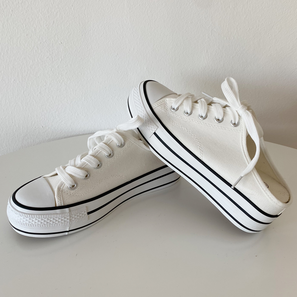 뮬운동화 통굽 키높이 뮬스니커즈 운동화슬리퍼 5.5cm