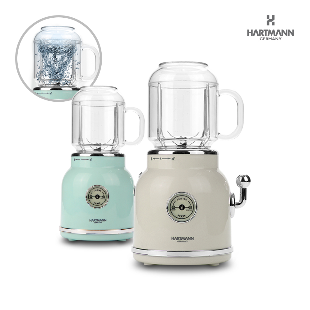 하트만 레트로 소형 믹서기 6중칼날 미니믹서기 블렌더 HMB-S1708 제품 이미지