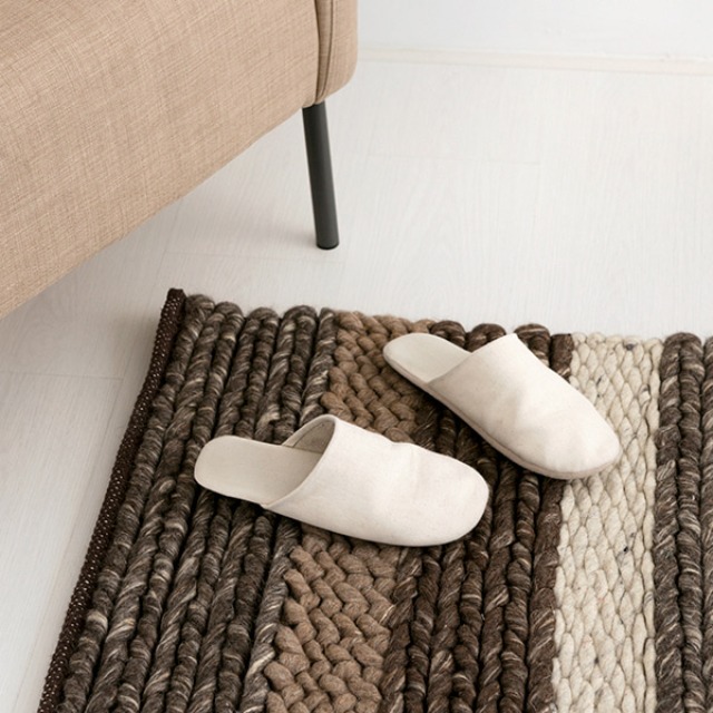 CASCO 핸드메이드러그 80X115 스트라이프 2511.7619, 115x80cm