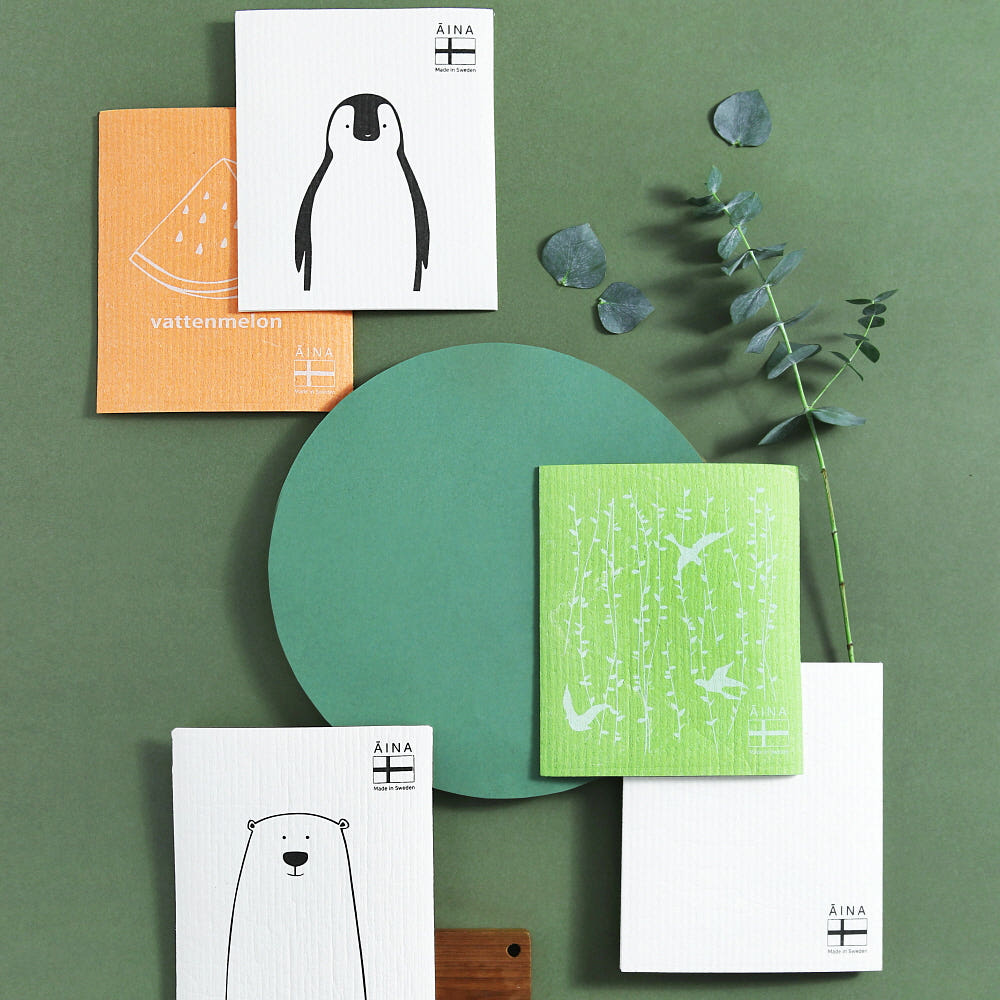 아이나 폴라베어 행주 사용샷