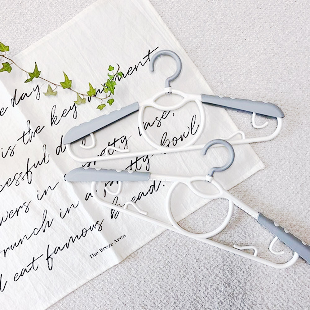 길이조절 어깨뿔방지 논슬립 올인원 옷걸이 회전고리 니트 정장 셔츠