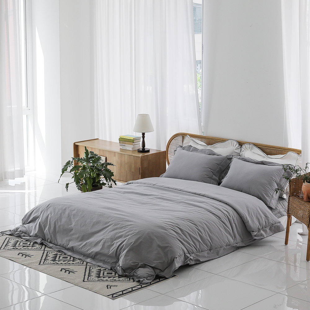 리눔아티카 60수 순면 고급 호텔식 무봉제 차렵이불 세트