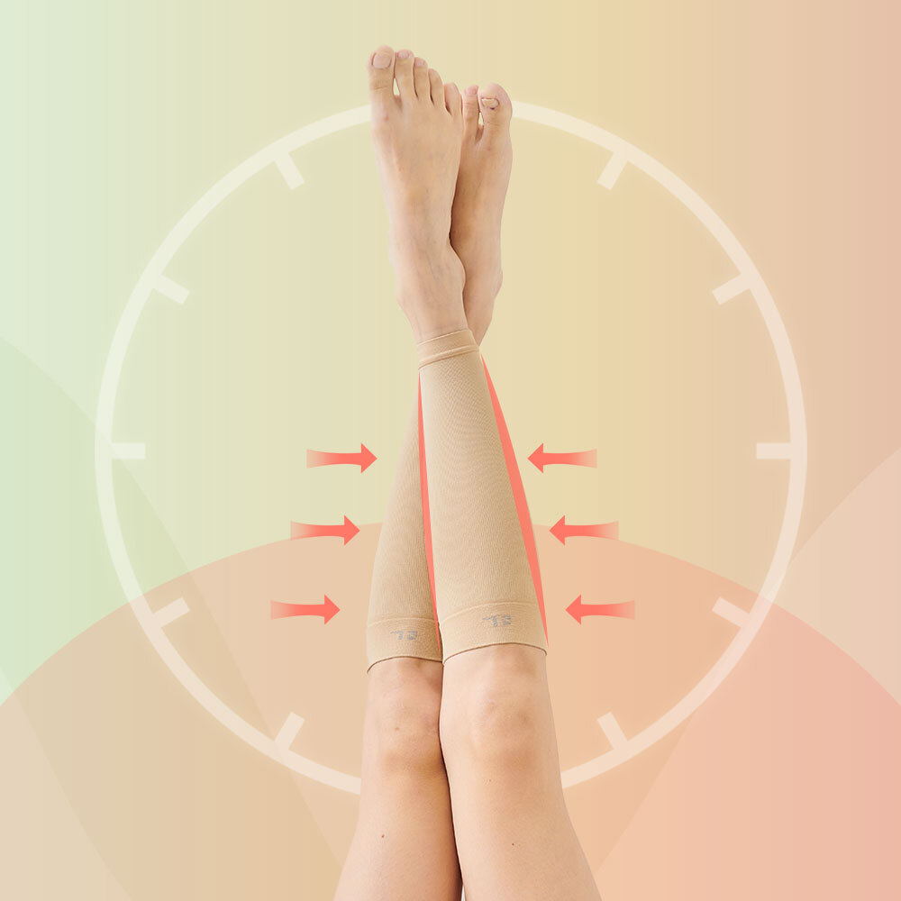 노멀라이프 종아리압박밴드 보정 의료용 압박스타킹 여자 남자 공용 스킨 S