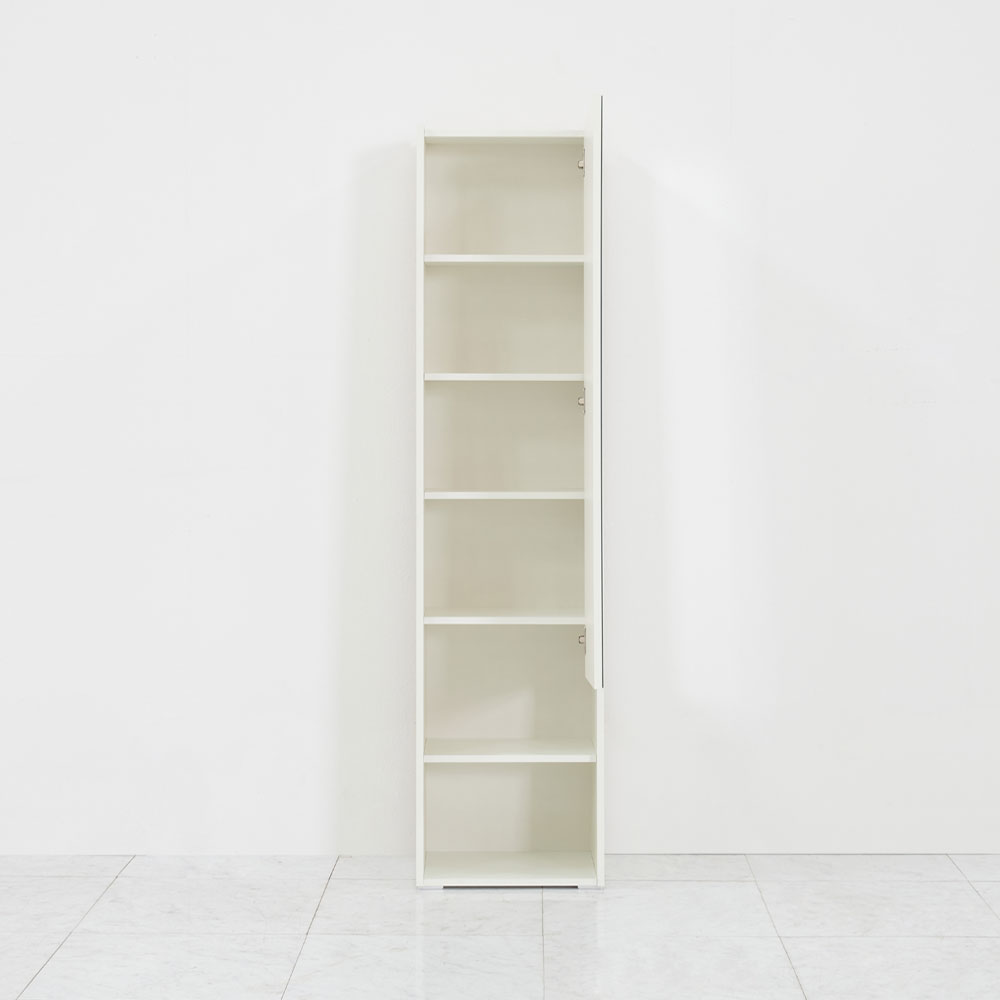 올굿퍼니처 보노 슬라이딩 전신 거울 수납 오픈형 라이트오크, 400x295x1650