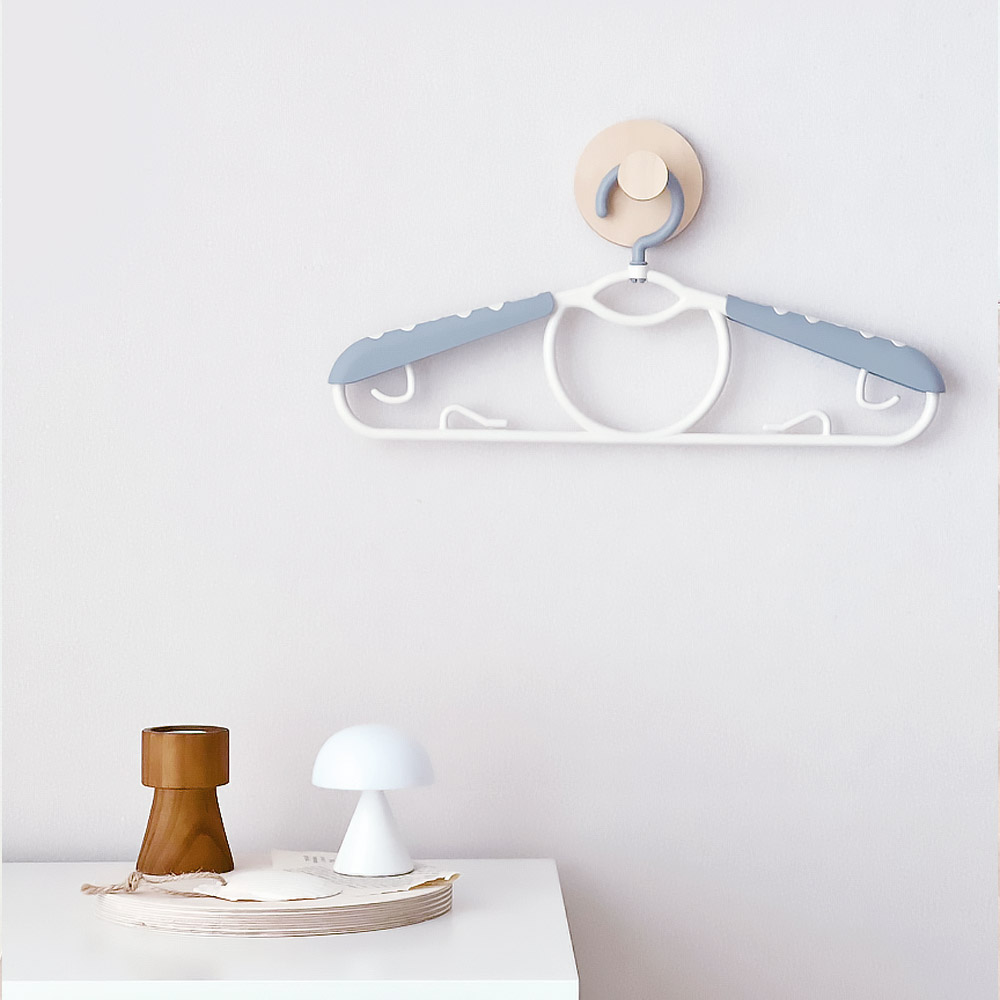 길이조절 어깨뿔방지 논슬립 올인원 옷걸이 회전고리 니트 정장 셔츠