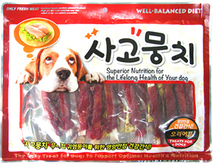 사고뭉치 300g 강아지 간식 대용량 치킨사사미 기호성 이미지 8