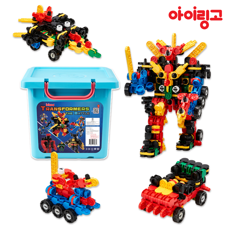 트랜스포머 더 배틀 455pcs 블럭장난감 변신로봇 패키지 - 상세 이미지 3