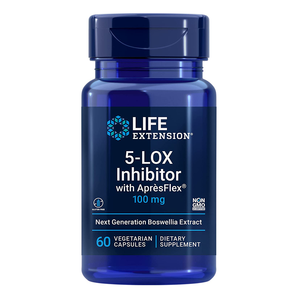 라이프익스텐션 보스웰리아 5-Lox 인히비터 100mg 60식물성캡슐 - 상품 이미지