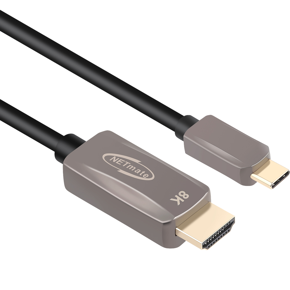 강원전자 넷메이트 USB Type C to 8K HDMI 컨버터(1m) NM-TCH01 - 상세 이미지 2