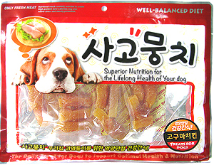 사고뭉치 300g 강아지 간식 대용량 치킨사사미 기호성 이미지 7