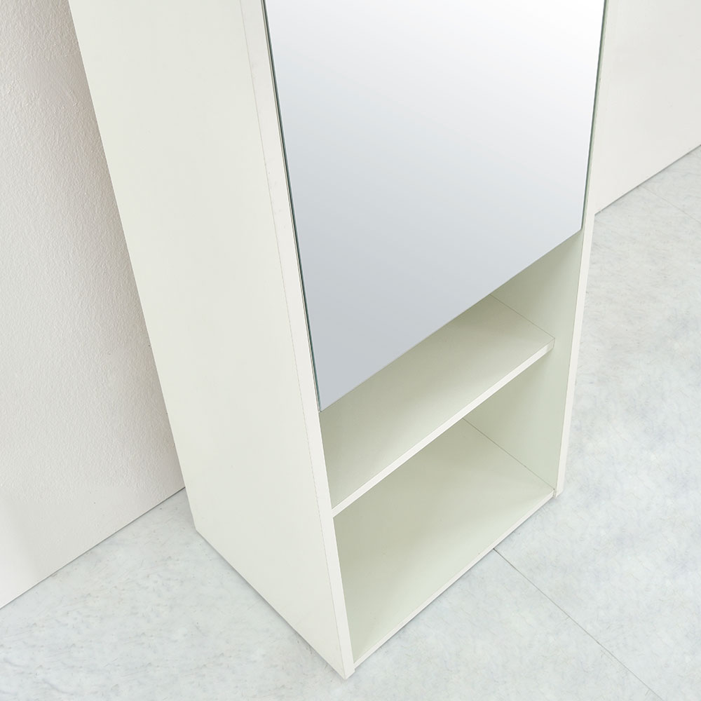 올굿퍼니처 보노 슬라이딩 전신 거울 수납 오픈형 라이트오크, 400x295x1650