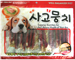 사고뭉치 300g 강아지 간식 대용량 치킨사사미 기호성 - 상세 이미지 4