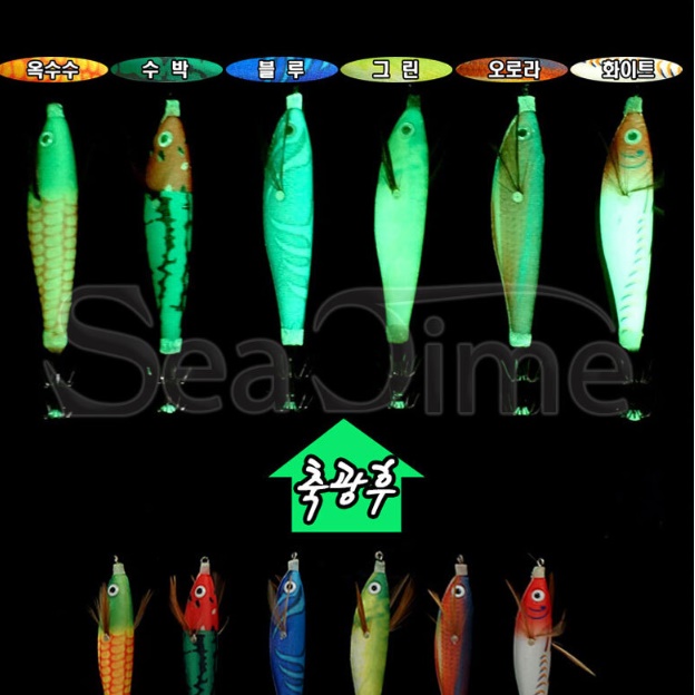 쭈꾸미 에기 옥수수 에기 왕눈이 수평 에기 야광 갑오징어 애기 - 상세 이미지 4