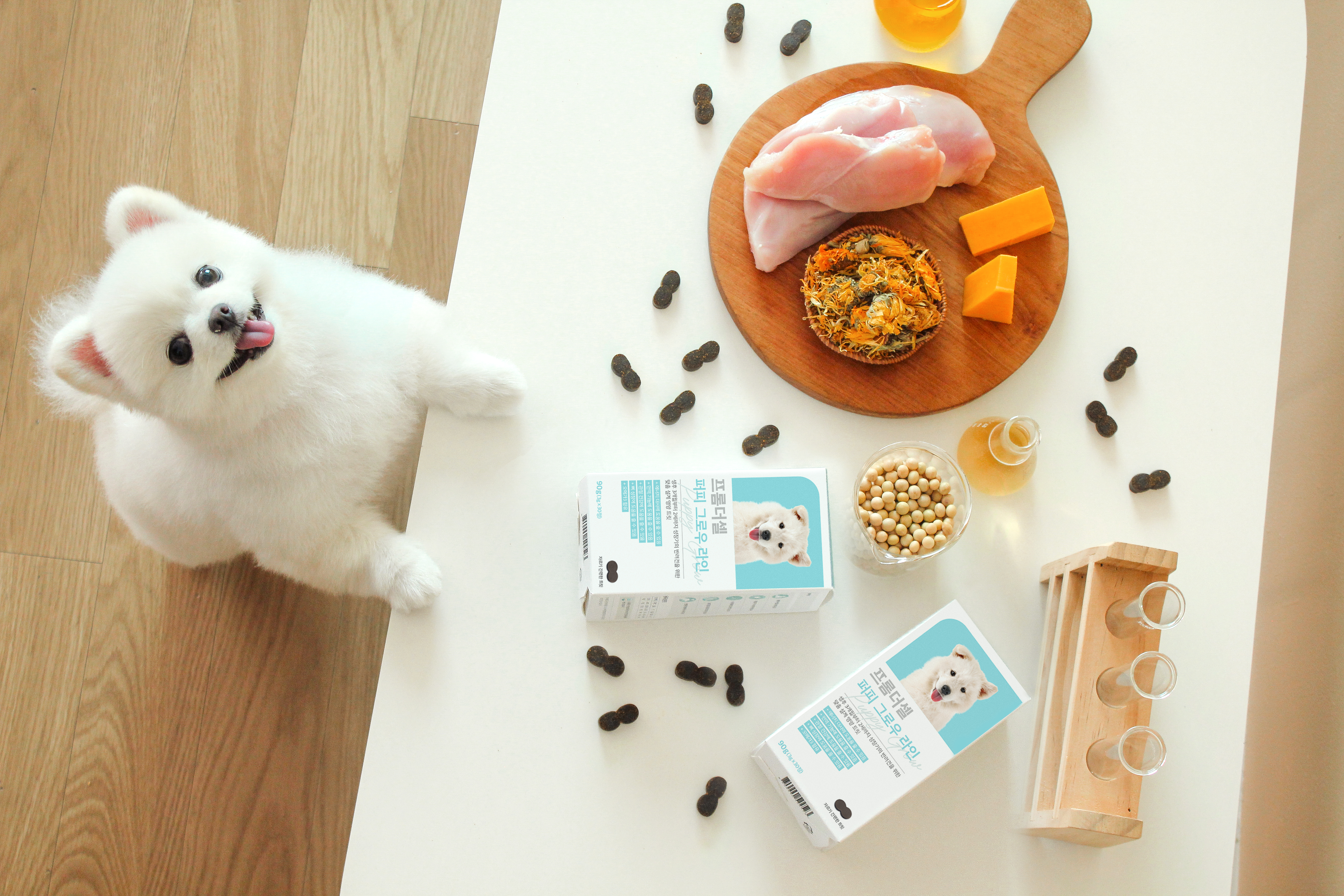 프롬더셀 강아지 성장기 종합 영양제 관절 면역 칼슘 종합비타민 30정 - 상세 이미지 2