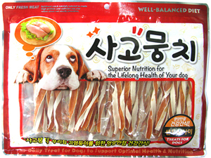 사고뭉치 300g 강아지 간식 대용량 치킨사사미 기호성 - 상세 이미지 3