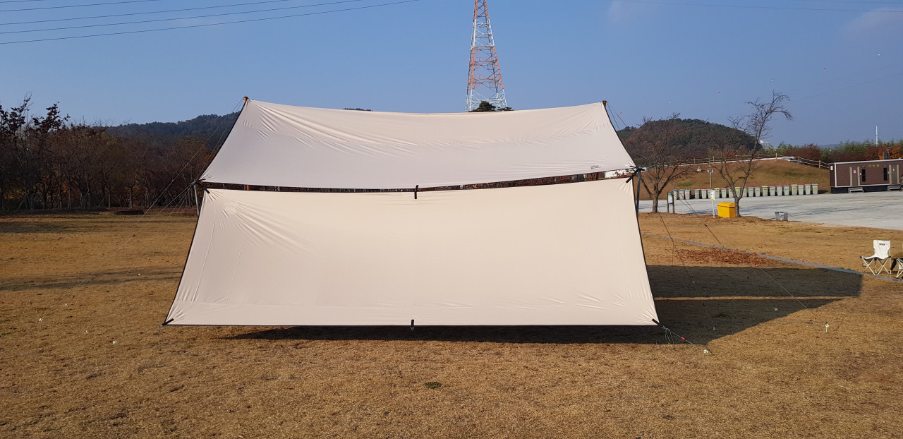 (국내) 아릭시 타프 블랙코팅 사이드월 양면 전용 타프스크린 윈드스크린 M