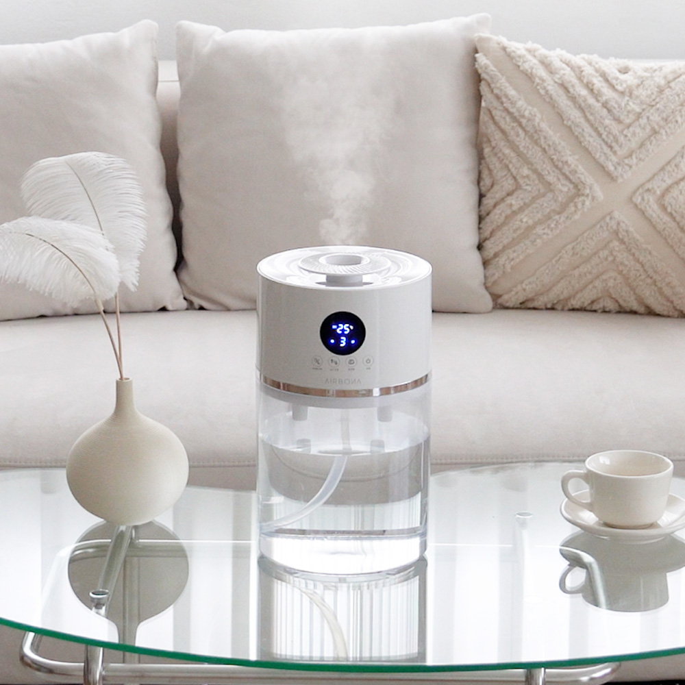 에어보나 대용량 통세척 간편 분리세척 상부급수 무드등 초음파식 가습기 3.5L