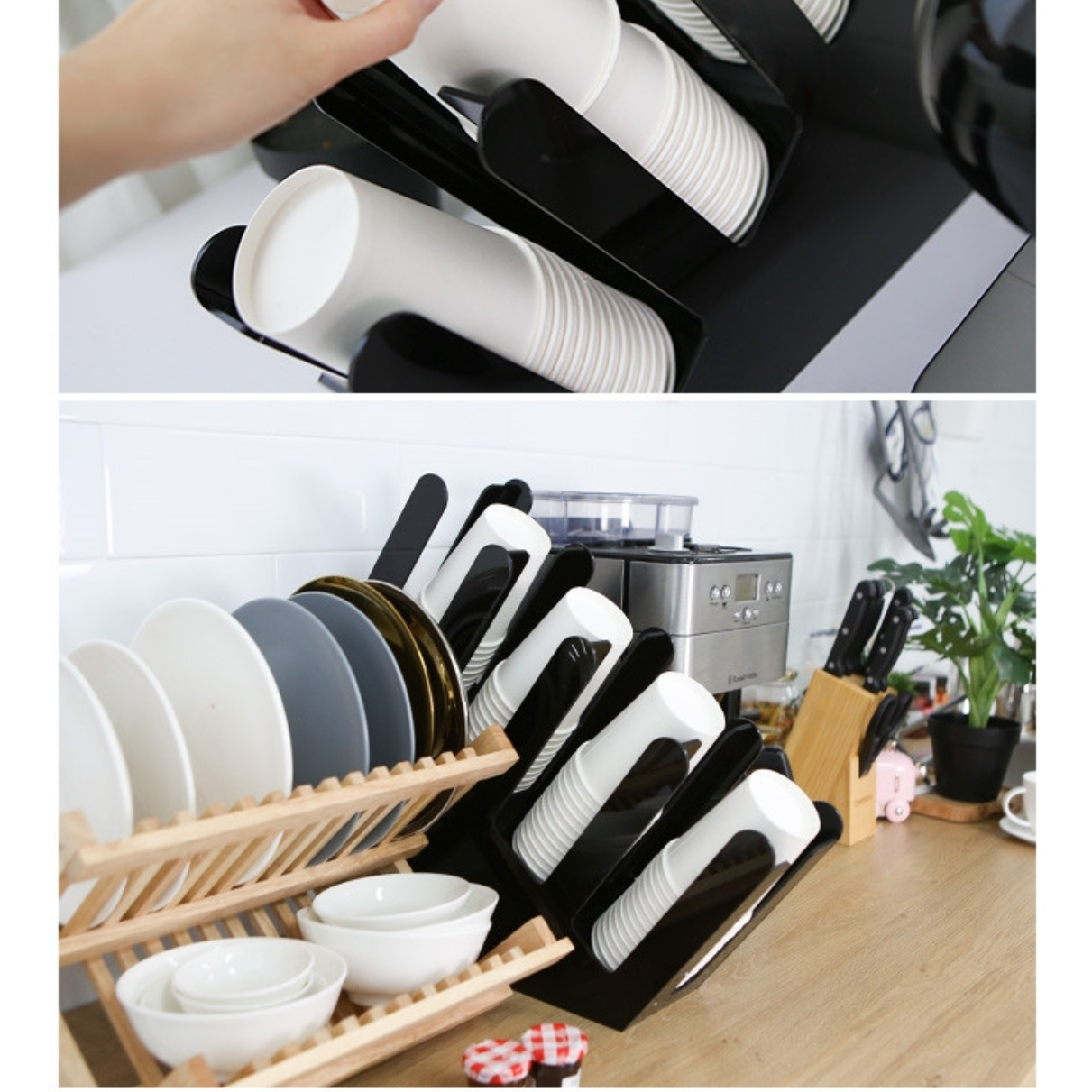 테이크아웃컵거치대 큰컵디스펜서 일회용컵거치대 - 상세 이미지 2