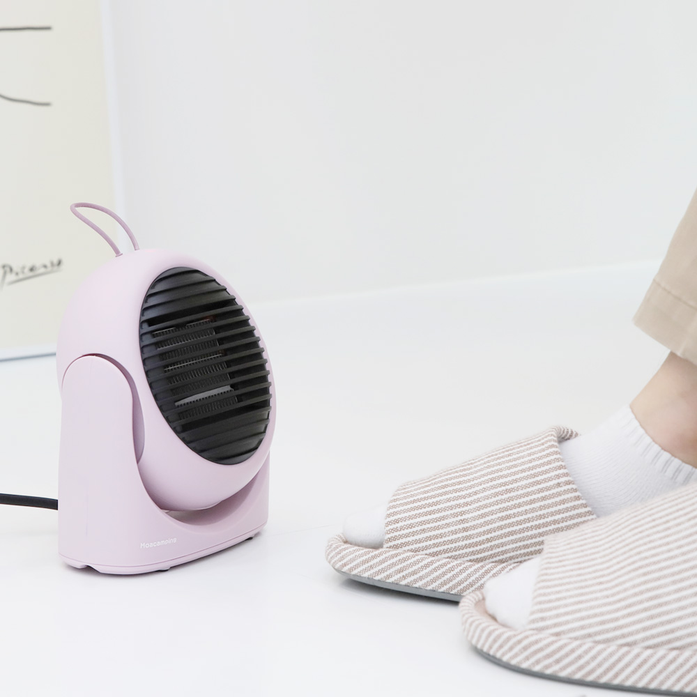 툴콘 온풍기 팬 히터 MF-3050 파스텔보라 캠핑용 저전력히터 300w 이미지 8