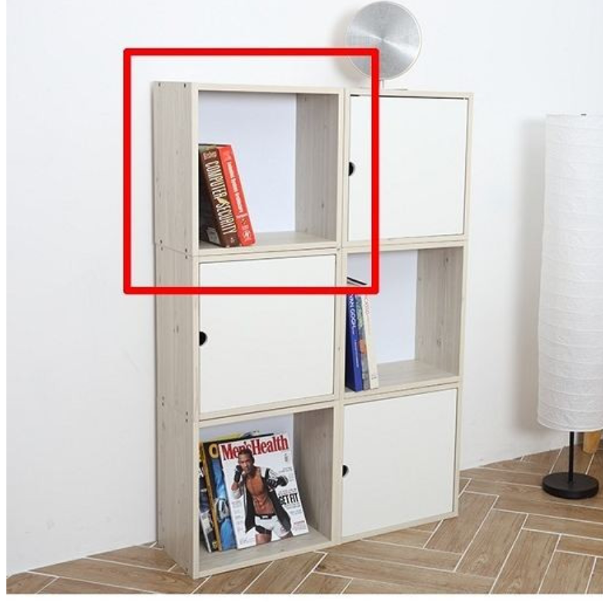 모듈 책장 맞춤 책장 작은 좁은 시스템 오픈형 책장 수납함 - 상세 이미지 5