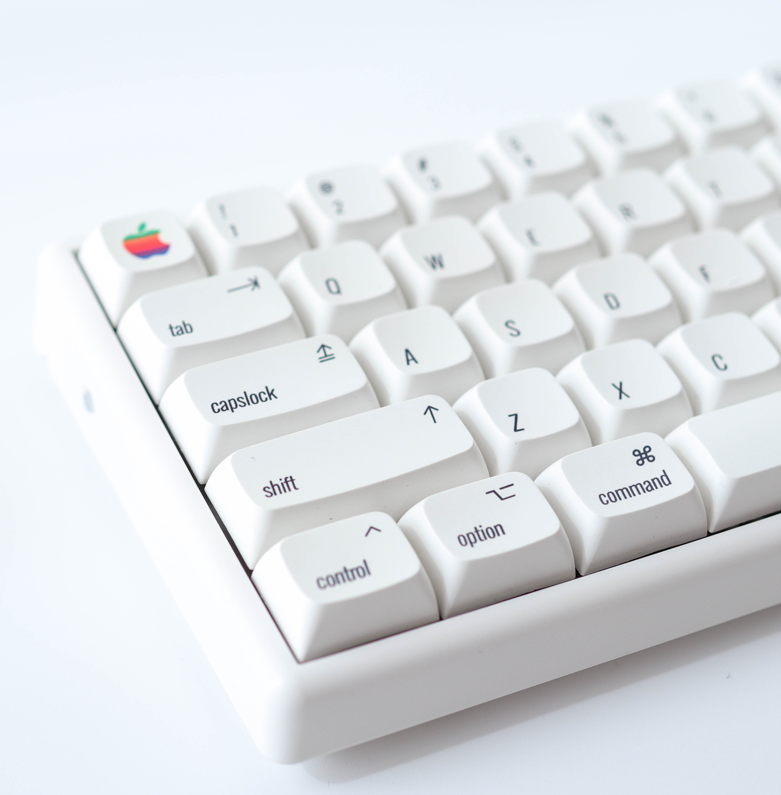 애플 슬림 레트로 키캡 XDA PBT 기계식 키보드 - 상세 이미지 2