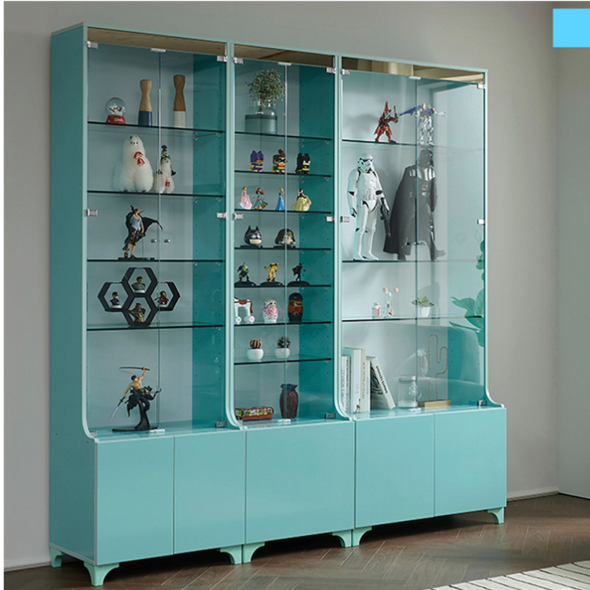 고급 인테리어 장식장 쇼케이스 상패 진열장 건담 거실 유리 장식장