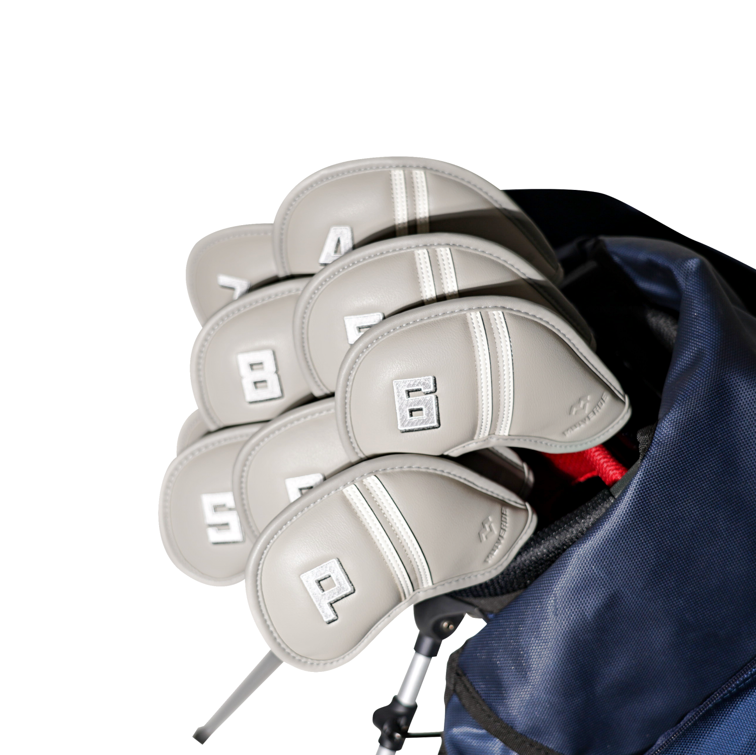 무이베르데 골프 아이언 커버 세트 고급 가죽 자석 선물 7개 구성 이미지 2