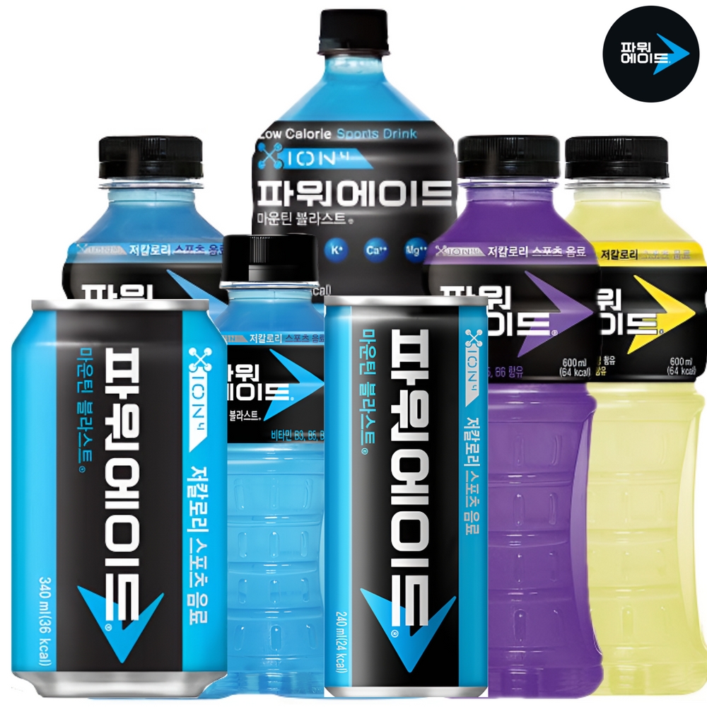 포카리스웨트 파워에이드 게토레이 토레타 이프로 240ml 30캔6개씩 이온 스포츠 음료수 - 상세 이미지 4