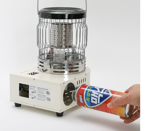 신일 가스 난로 캠핑 히터 미니 소형 부탄가스 호환