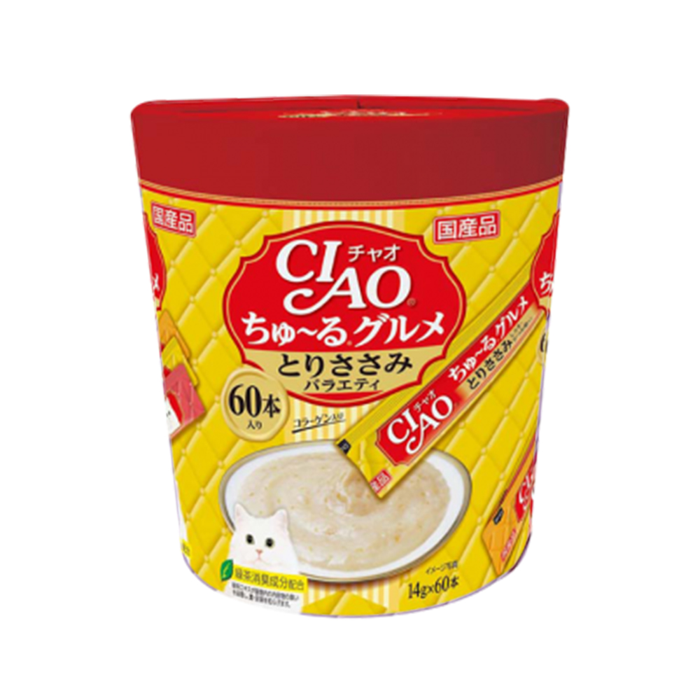 이나바 챠오츄르 대용량 구루메 버라이어티 60p 고양이 간식 이미지 7