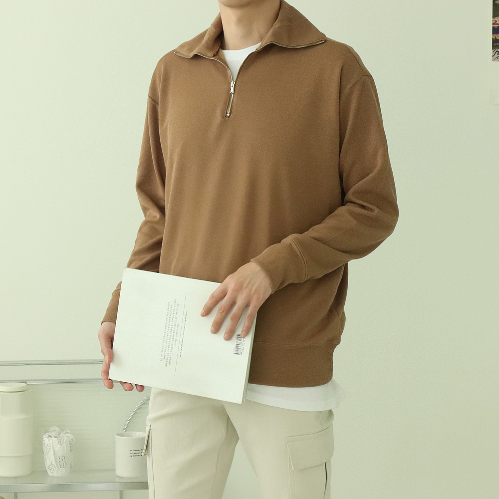 아노락 반집업 커플 니트 맨투맨 남자니트 이미지 4