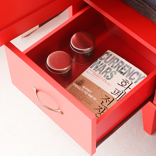 펨바 선반 수납장 6050H 400mmx400mmx1090mm, 2단, 레드 7076.5885 - 상세 이미지 3