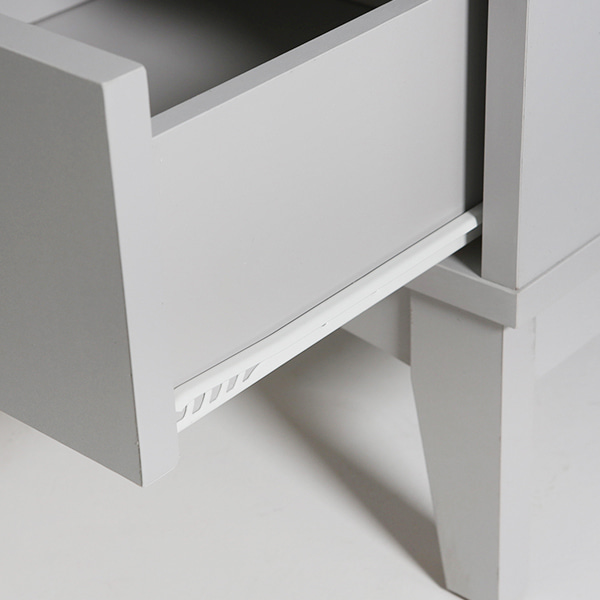 펨바 협탁 6040H 380mmx390mmx580mm, 2단, 라이트그레이 0293.7438 - 상세 이미지 5