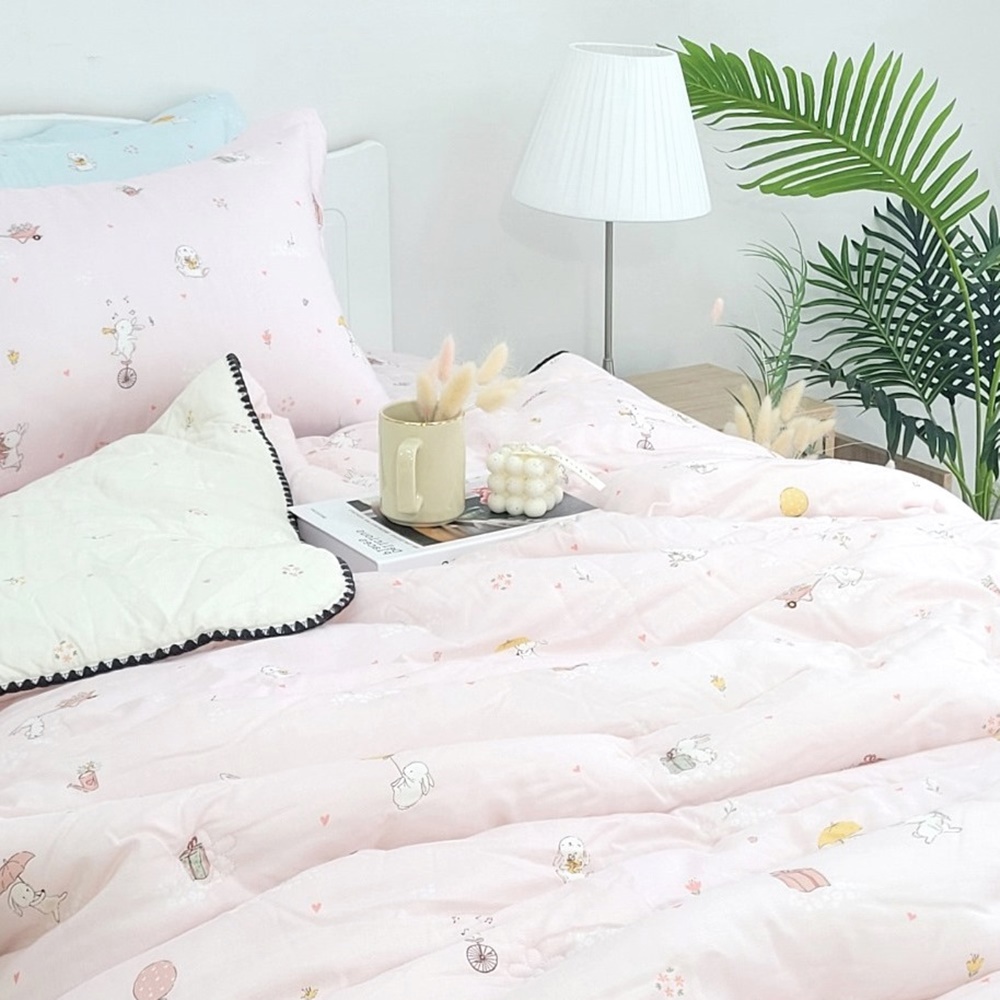 큐티래빗 모달100 어린이 차렵이불 세트 봄가을 겨울 S/SS