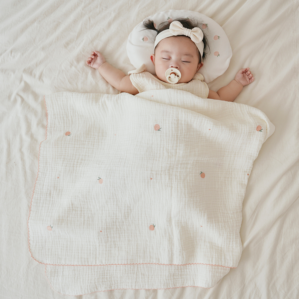 라비킷 신생아 아기 블랭킷 사계절 유아 이불 담요 어린이집 애착 낮잠이불 가드닝튤립