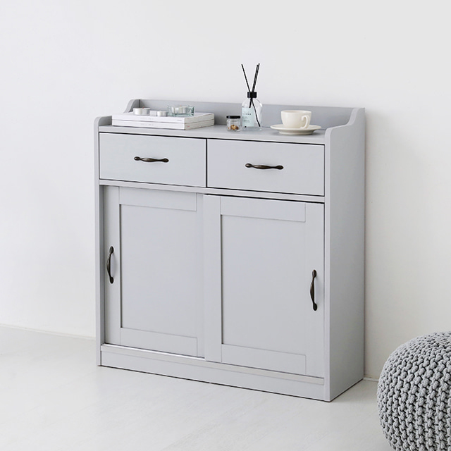 펨바 부페 캐비넷 6052H 840x294x900mm, 3단, 라이트그레이 9053.7457 - 상세 이미지 5