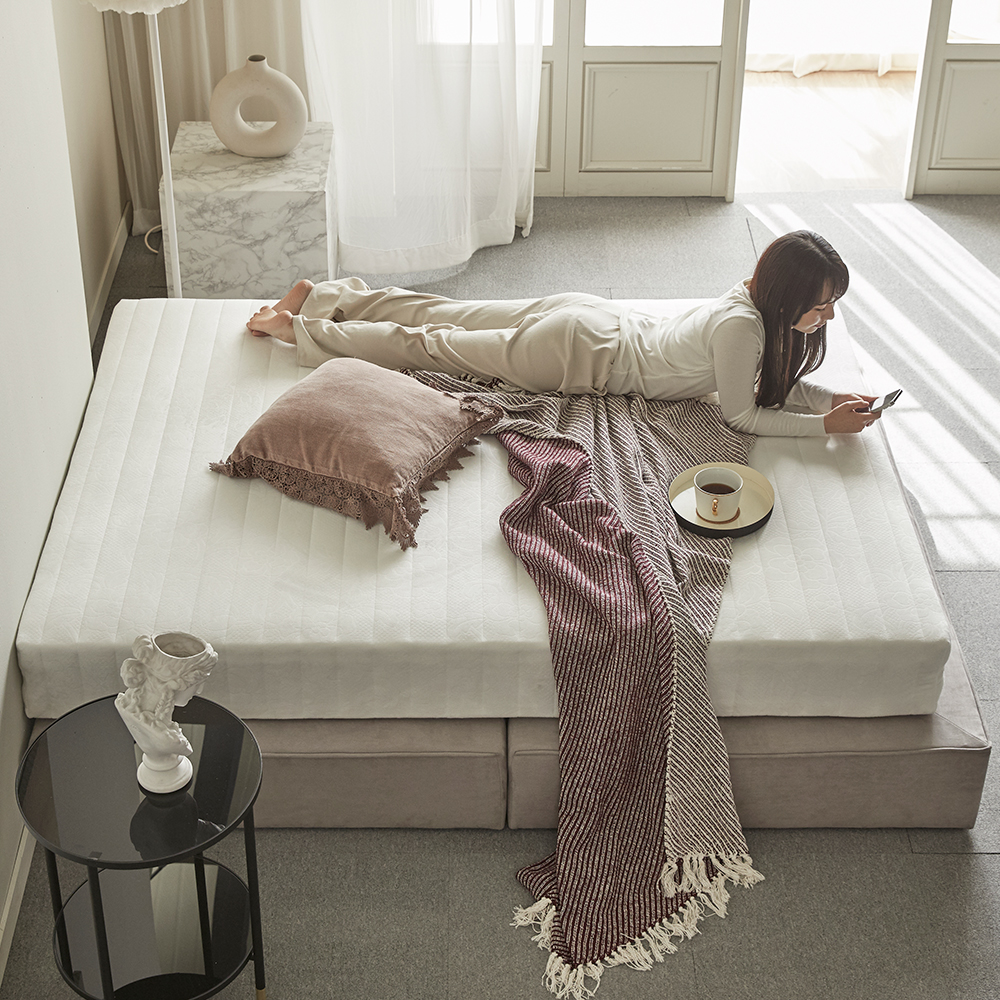 [무료배송] 국내제작 20T 독립 스프링 침대 매트리스 IVY 퀸