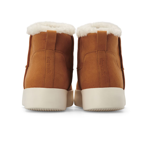 데이워크 발편한 아치깔창 여성 앵클부츠 테디 연카멜 (DW8005-LCMS)