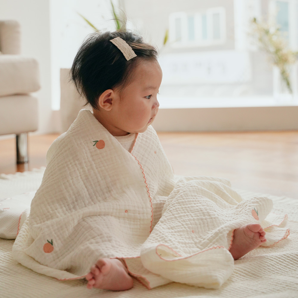 라비킷 신생아 아기 블랭킷 사계절 유아 이불 담요 어린이집 애착 낮잠이불 가드닝튤립