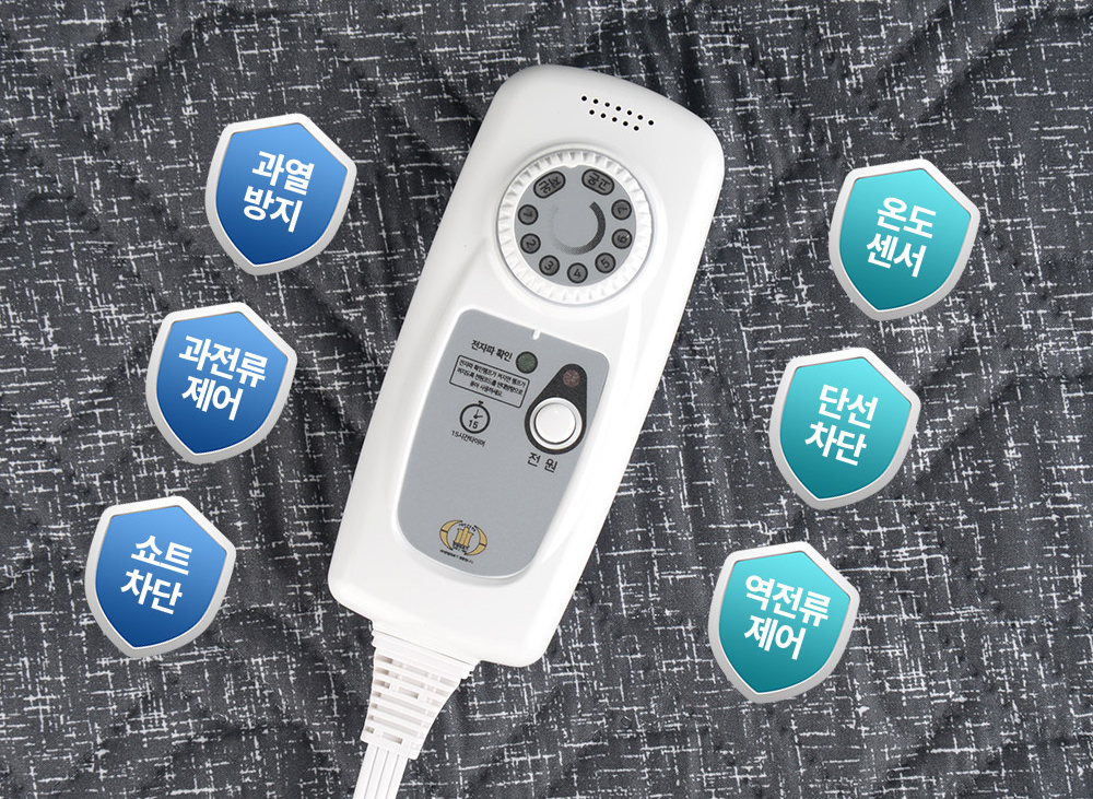 한일의료기 5세대 고급형 전기매트 전자파없는 탄소매트 세탁가능 전기장판 캠핑용 전기요 그래핀 탄소매트 - 상세 이미지 3
