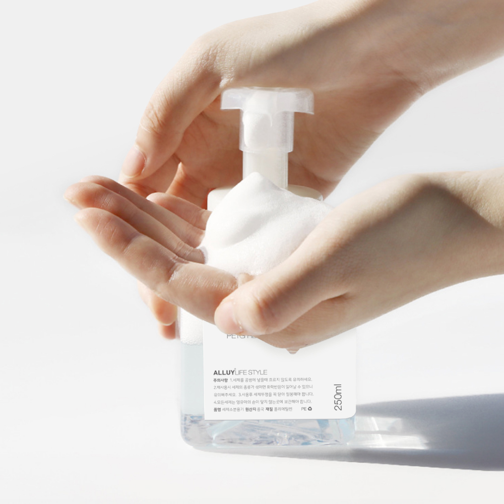 사각 거품용기 펌핑 손세정제 250ml 손세정제 손세정제 용기 리뷰 추천