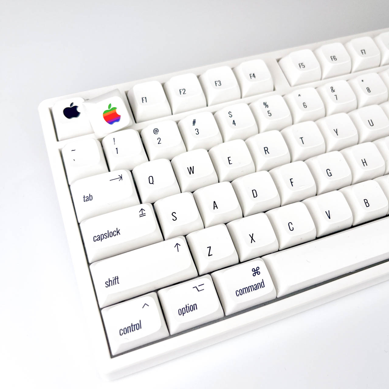 애플 슬림 레트로 키캡 XDA PBT 기계식 키보드 - 상세 이미지 3